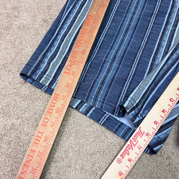 Surfers Supply Board Shorts Men’s Blue Striped Pockets Size 36 Drawstring - Picture 3 of 10